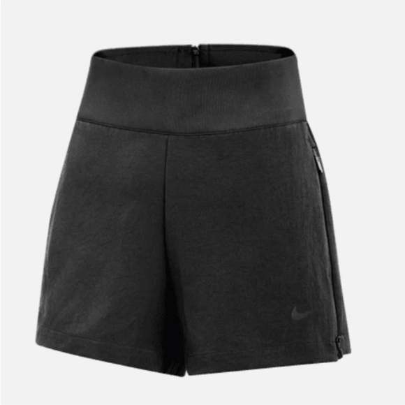 NIKE Tech Pack Woven Short Shorts Black Small S High Waist - Picture 1 of 8